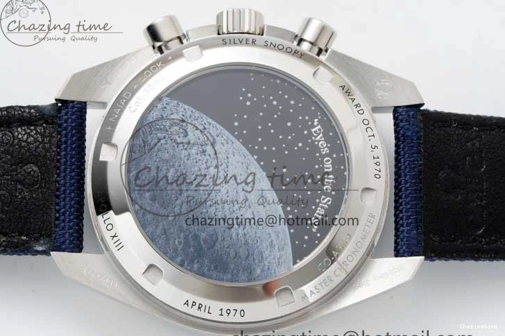 0309 Sophisticated Speedmaster Professional “Silver Snoopy Award” 50th Anniversary V6SF 1:1 Best Edition A7750(Mod) 7846